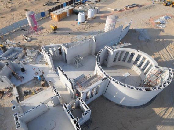 This building in Dubai is the largest 3D-printed structure in the world — and it took just 3 workers and a printer to build it