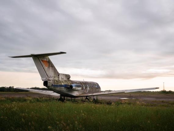 Eerie photos of an abandoned airport that hasn't been touched in 25 years
