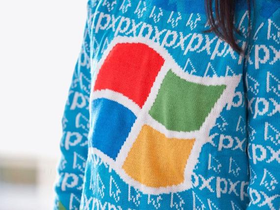 Microsoft is handing out around 250 'ugly' Windows XP holiday sweaters that everyone wants but no one can buy