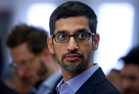 Sundar Pichai, CEO de Google y Alphabet