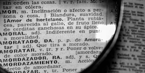 palabras en español, diccionario