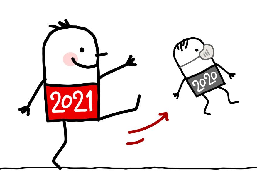 Imágenes originales, gifs y memes para felicitar el Fin de ... Calendario anual del año 2021, separado por meses.